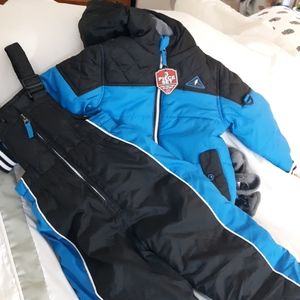 BNWT Boys 3T Ski Suit Snowsuit Set Blue